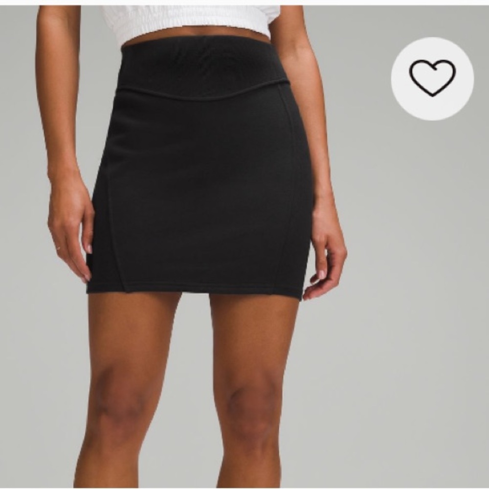 lululemon athletica Classic Black Mini Skirt
